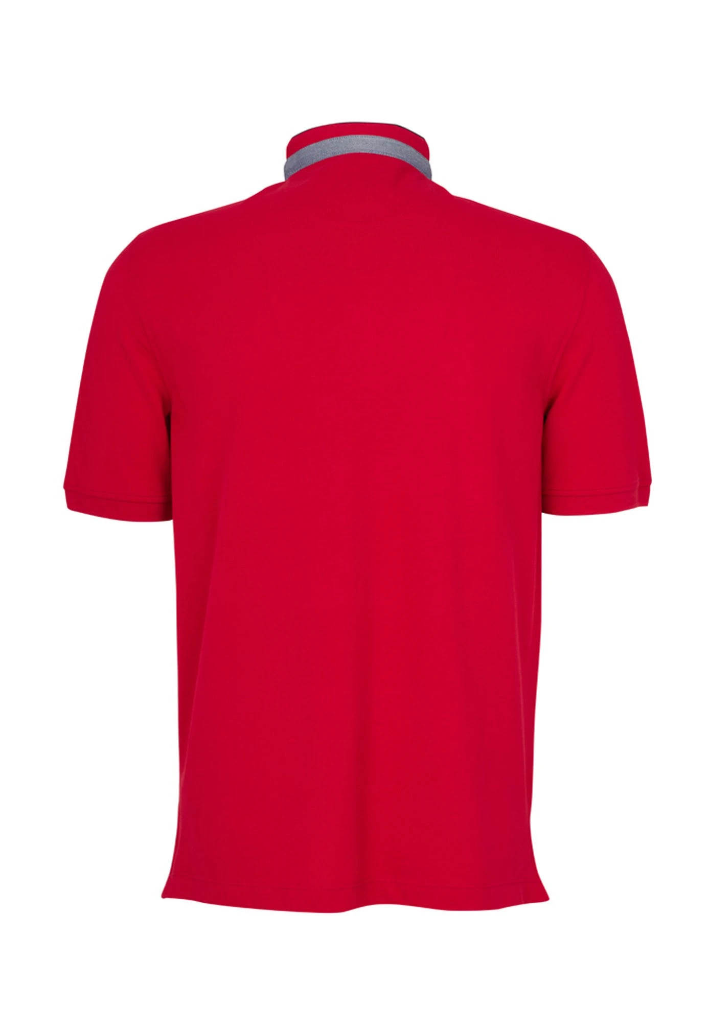 Bugatti In Verschiedenen- T-Shirt Basic - Rot 4 Bugatti In Verschiedenen- T-Shirt Basic - Rot - Afbeelding 2