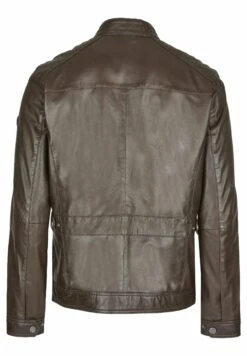 Bugatti Mit Riegeln Und Stehkragen - Leren Jas - Dunkelbraun 13 Bugatti Mit Riegeln Und Stehkragen - Leren Jas - Dunkelbraun -Bugatti Winkel c169949ce3e344a998942d55e7e41945