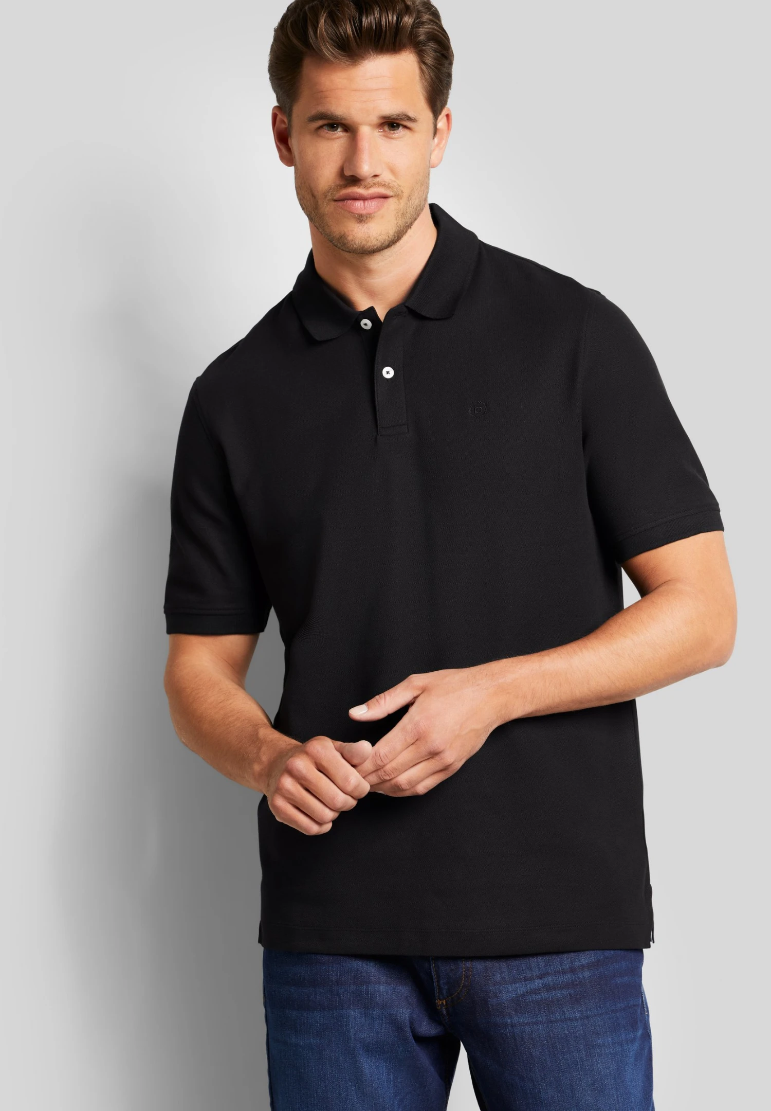 Bugatti Modern Fit - Poloshirt - Schwarz 3 Bugatti Modern Fit - Poloshirt - Schwarz