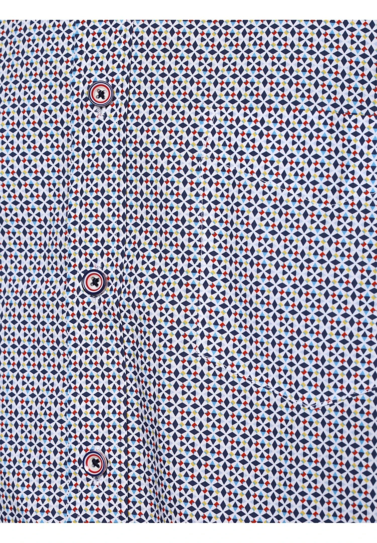 Bugatti Overhemd - Marine Rot 5 Bugatti Overhemd - Marine Rot - Afbeelding 3