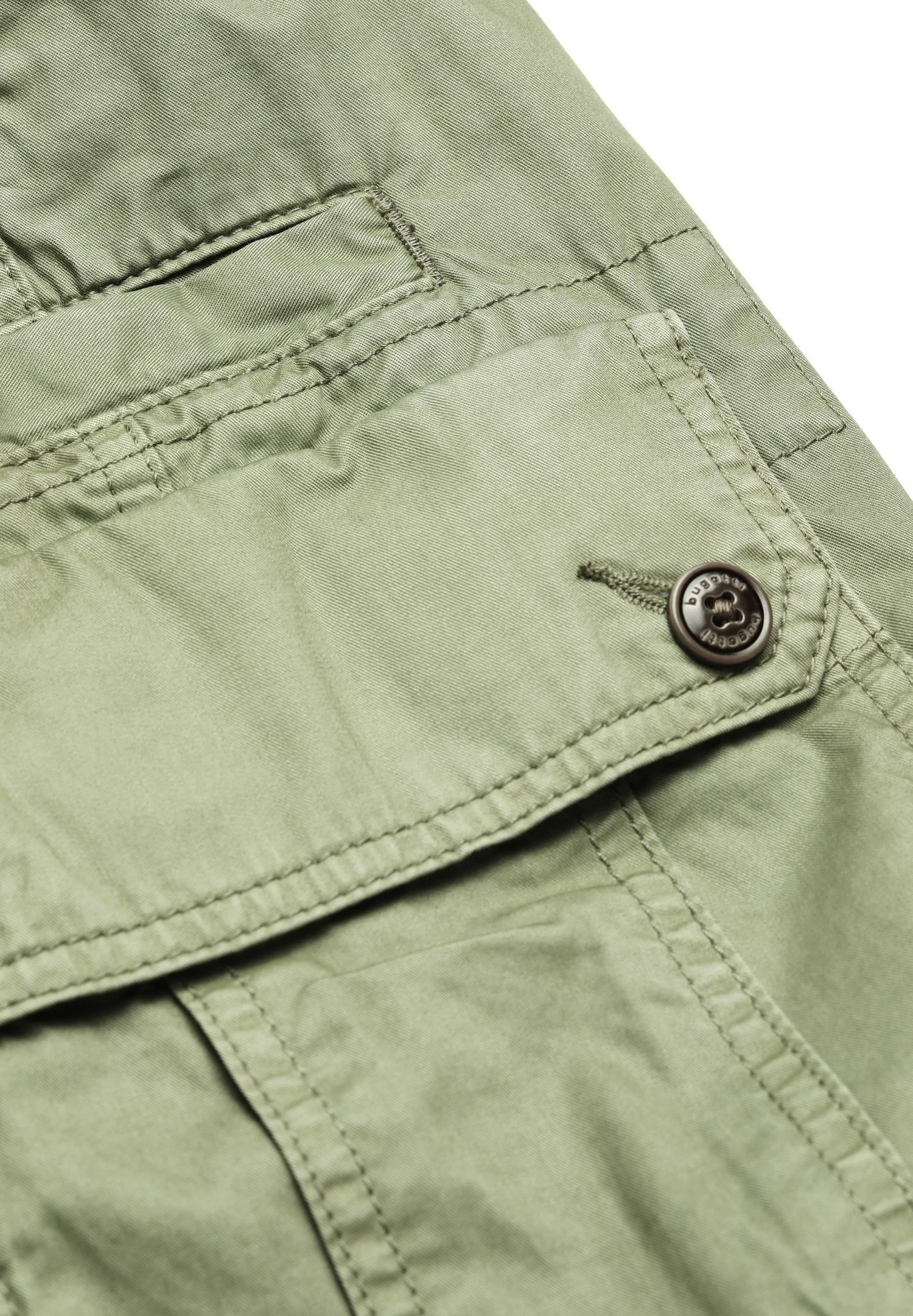 Bugatti Bermuda - Shorts - Moos 4 Bugatti Bermuda - Shorts - Moos - Afbeelding 2