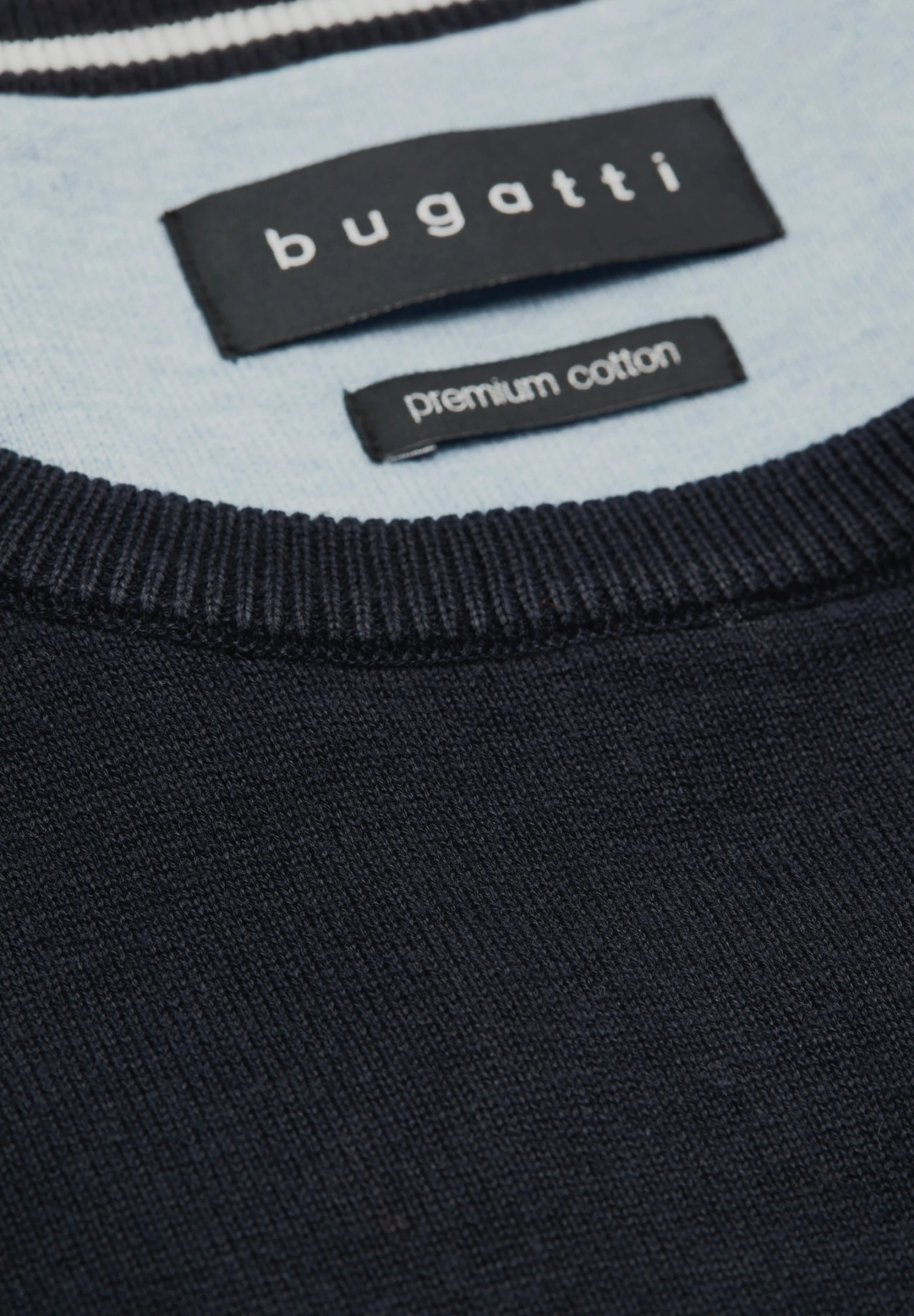 Bugatti O-Neck - Trui - Marine 7 Bugatti O-Neck - Trui - Marine - Afbeelding 6