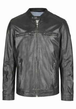 Bugatti Leather Jacket With Snap - Leren Jas - Schwarz 12 Bugatti Leather Jacket With Snap - Leren Jas - Schwarz -Bugatti Winkel dce238d17ebe453f9b573e232dea3ce6
