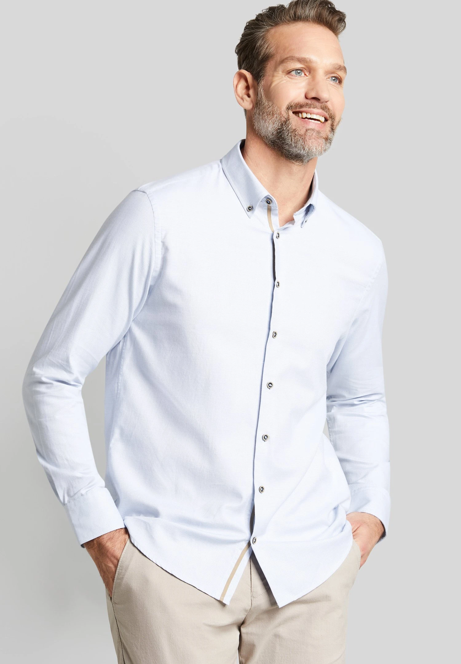 Bugatti Modern Fit - Overhemd - Hellblau 3 Bugatti Modern Fit - Overhemd - Hellblau