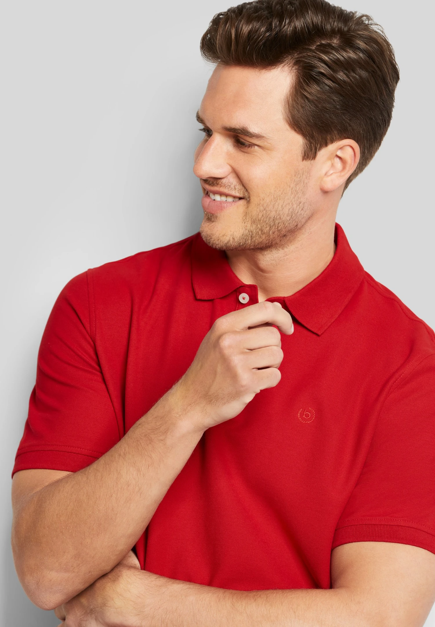 Bugatti Modern Fit - Poloshirt - Rot 5 Bugatti Modern Fit - Poloshirt - Rot - Afbeelding 3