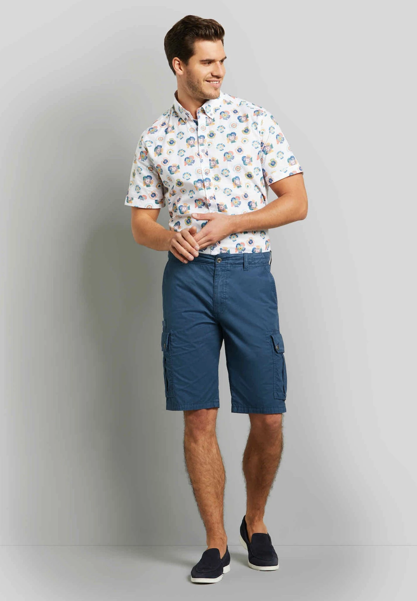 Bugatti Bermuda - Shorts - Marine 4 Bugatti Bermuda - Shorts - Marine - Afbeelding 2