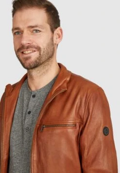 Bugatti Leonardo - Leren Jas - Cognac -Bugatti Winkel e5e1a22d3fa04a99852dd6aeaf58b4b9