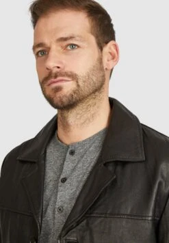 Bugatti Paolo - Halflange Jas - Schwarz 11 Bugatti Paolo - Halflange Jas - Schwarz -Bugatti Winkel e86041f8d4cb43348136d58b00acd17d