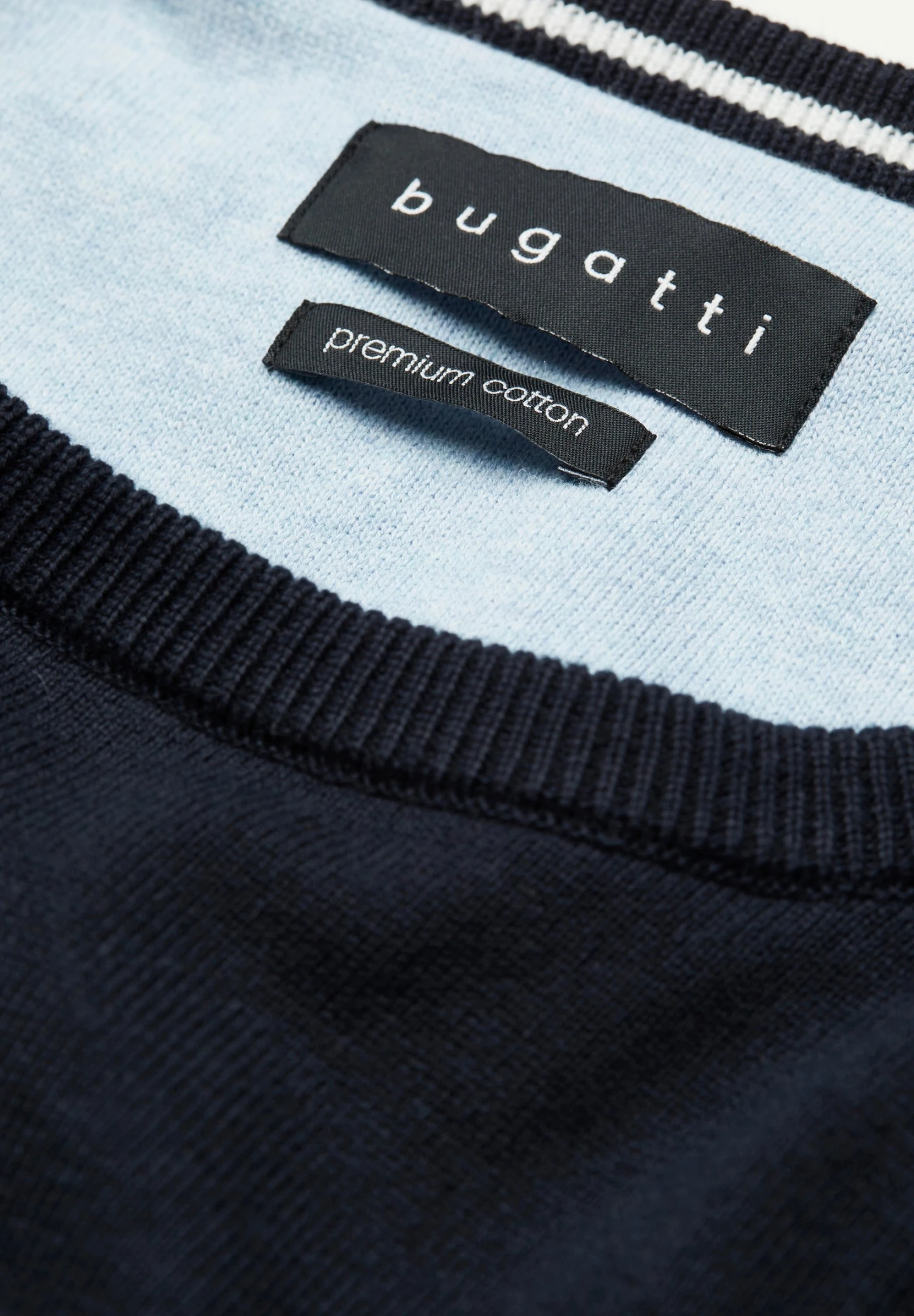 Bugatti O-Neck - Trui - Marine 6 Bugatti O-Neck - Trui - Marine - Afbeelding 5