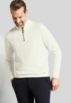 Bugatti Half-Zip - Trui - White