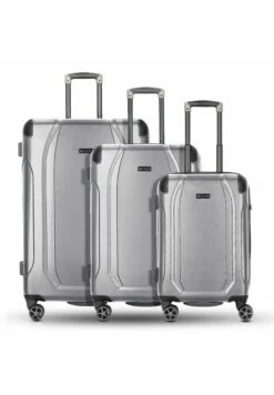 Bugatti Valencia 4 Set 3-Teilig - Kofferset - Silver